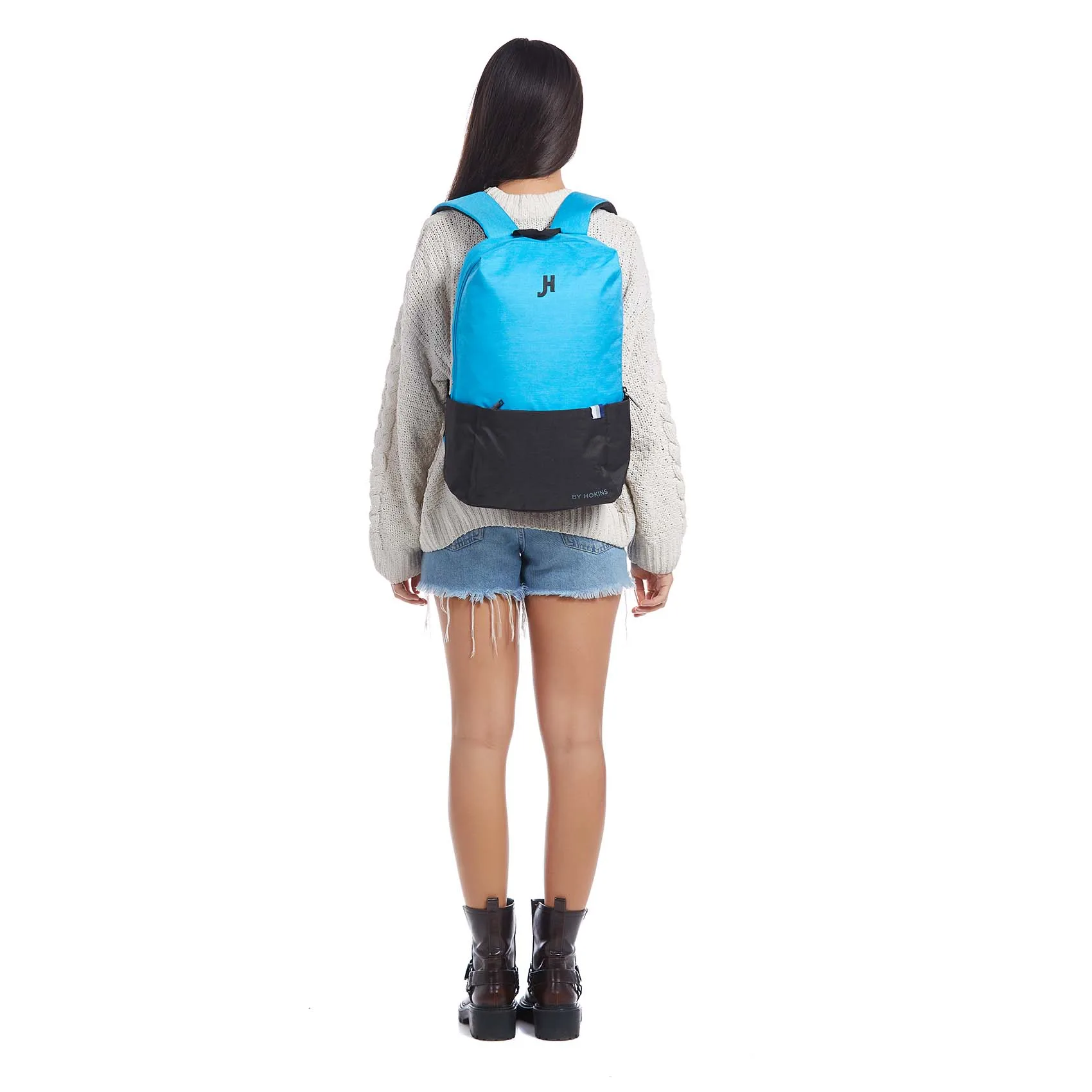 Mochila Full Neon Azul - Negro - Imagen 2