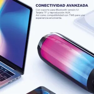 Bocina Bluetooth Inalámbrica Iluminación RGB_4